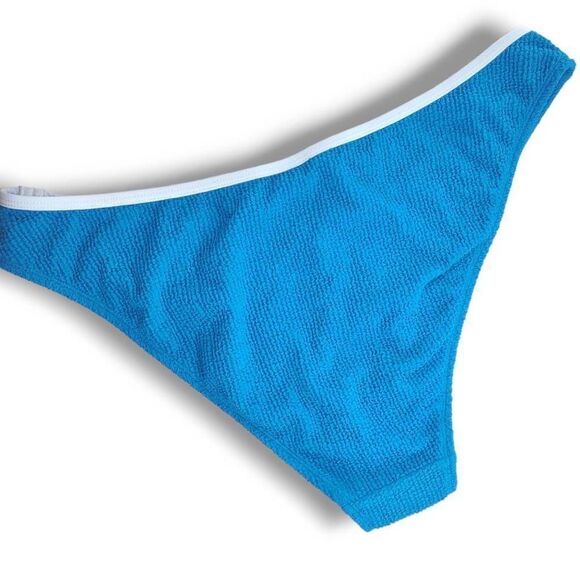 Xhilaration Blue Bikini Cheeky V Front Sz L NEW - Picture 4 of 6